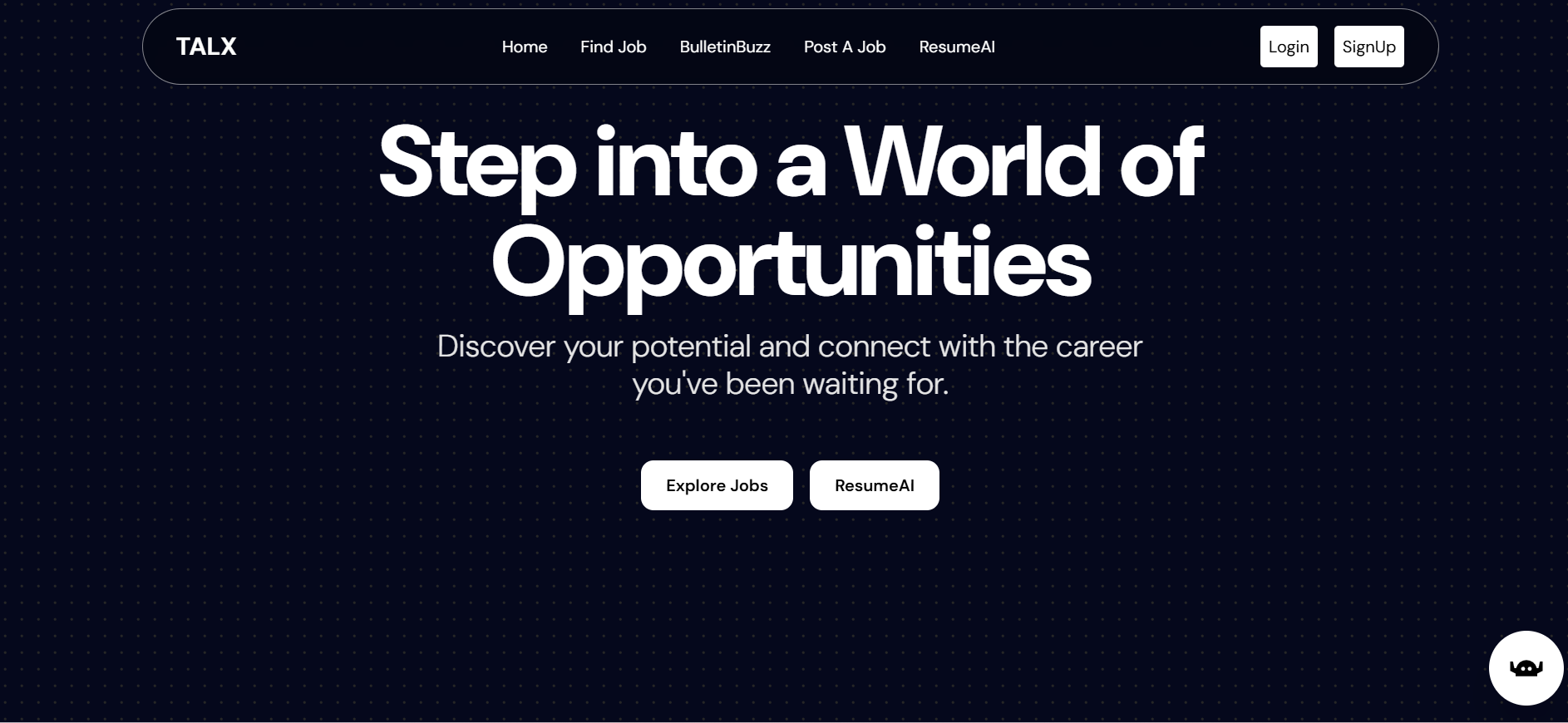TALX-AI POWERED JOB PORTAL screenshot